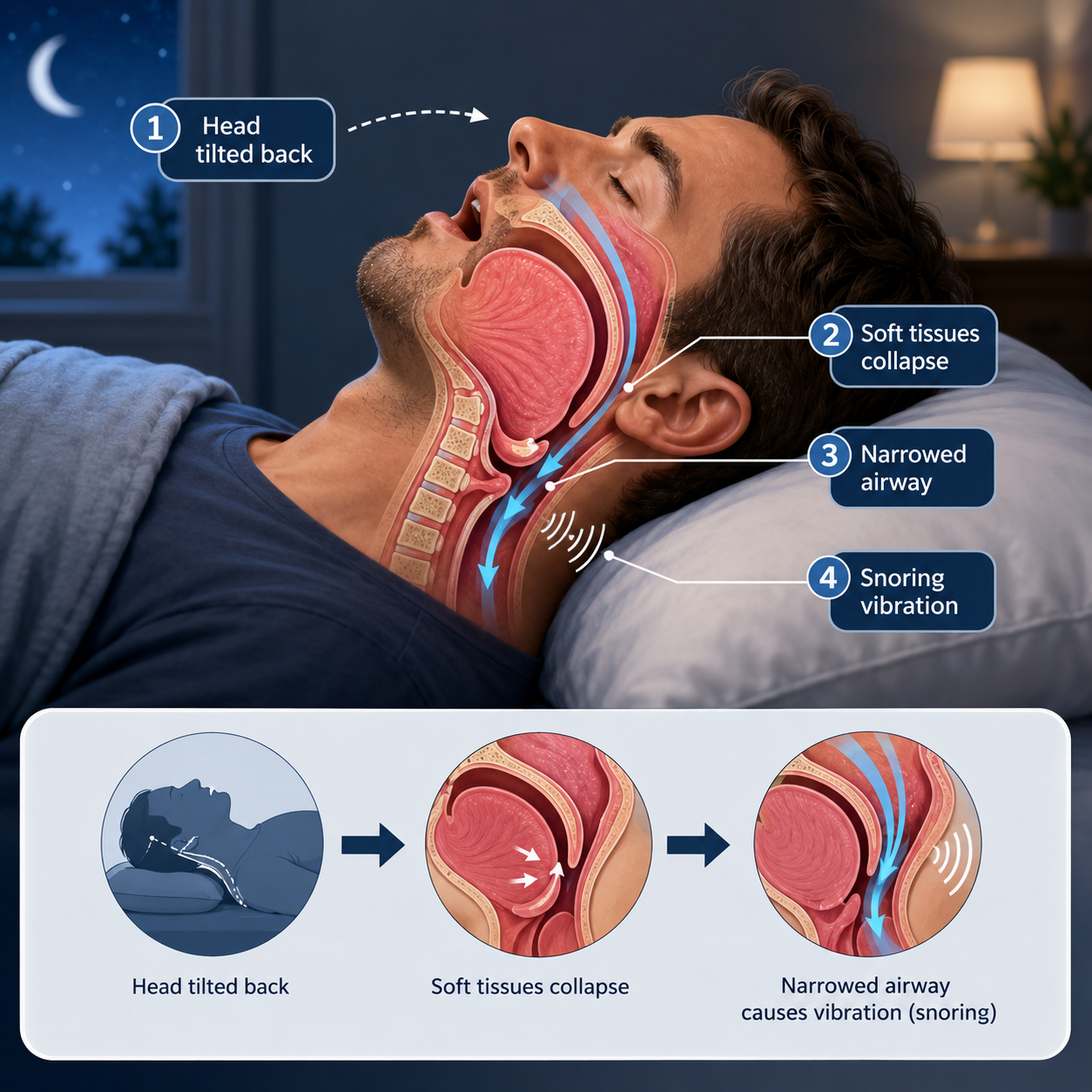 Snoring visualization