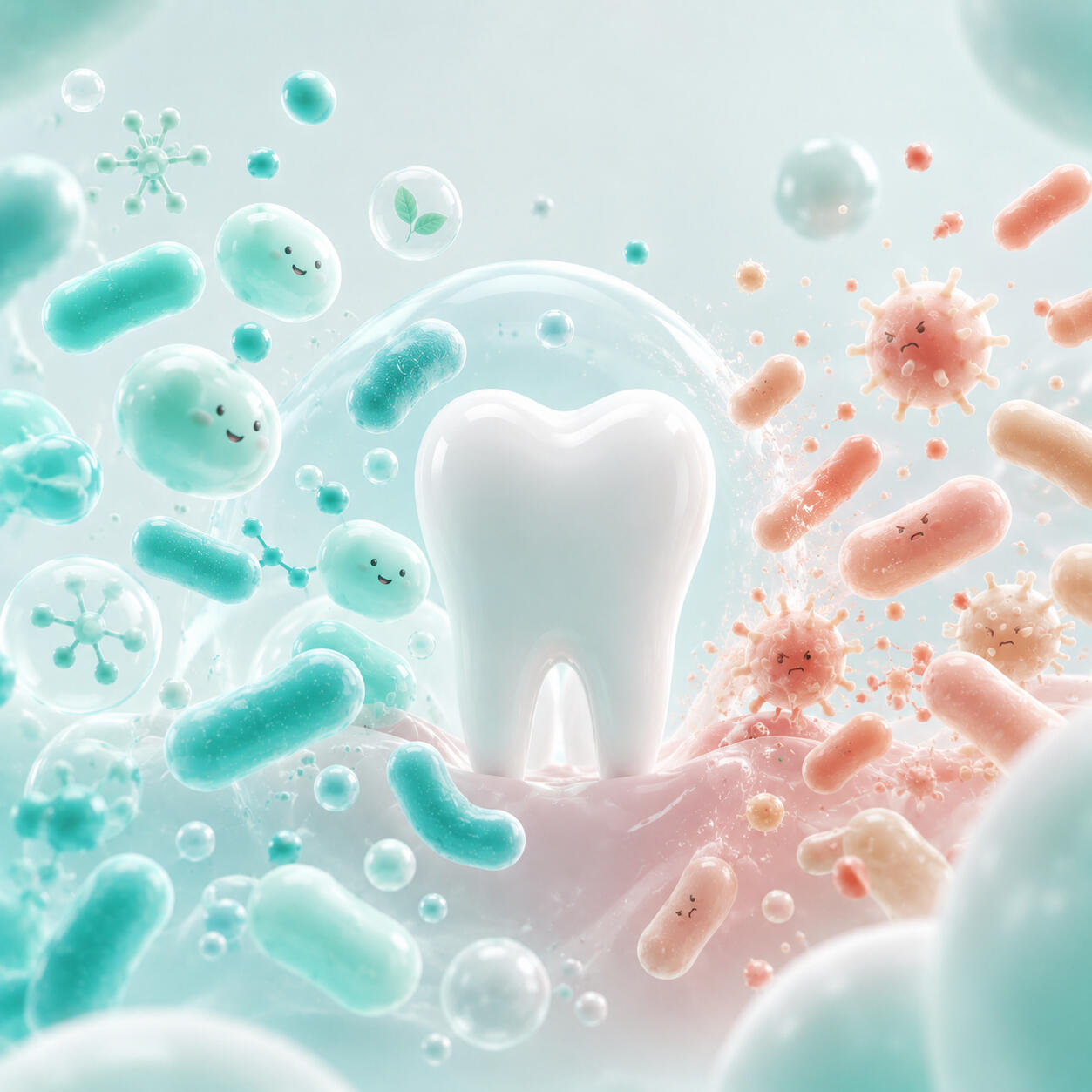 Bacteria compete all the time